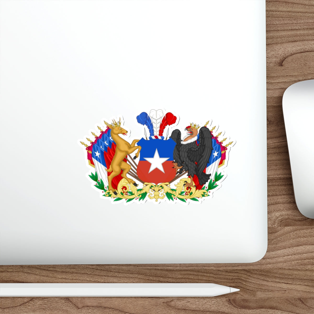 Greater Coat of Arms of Chile (1834-1920) STICKER Vinyl Die-Cut Decal-The Sticker Space