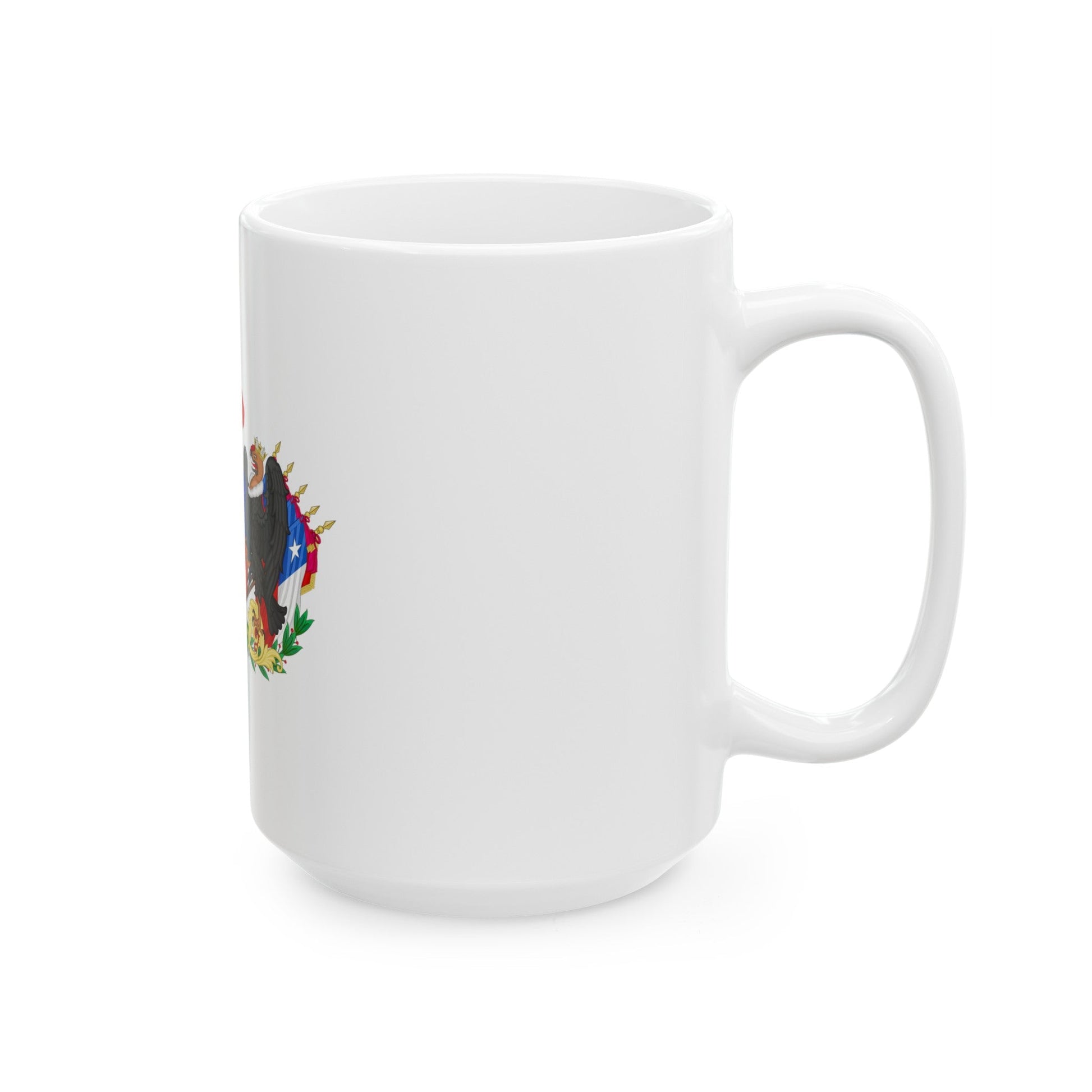 Greater Coat of Arms of Chile (1834-1920) - White Coffee Mug-The Sticker Space