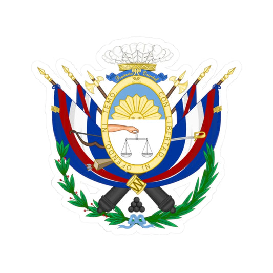 Greater Coat of Arms of Eastern Province (Argentina) (Coat of Arms) STICKER Vinyl Kiss-Cut Decal 2 Inch White - The Sticker Space