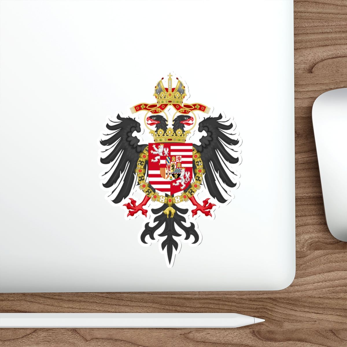 Greater Coat of Arms of Ferdinand I, Holy Roman Emperor STICKER Vinyl Die-Cut Decal-The Sticker Space