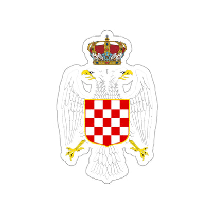 Greater coat of arms of the Banate of Croatia STICKER Vinyl Die-Cut Decal-White-The Sticker Space