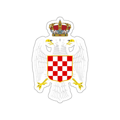 Greater coat of arms of the Banate of Croatia STICKER Vinyl Die-Cut Decal-White-The Sticker Space