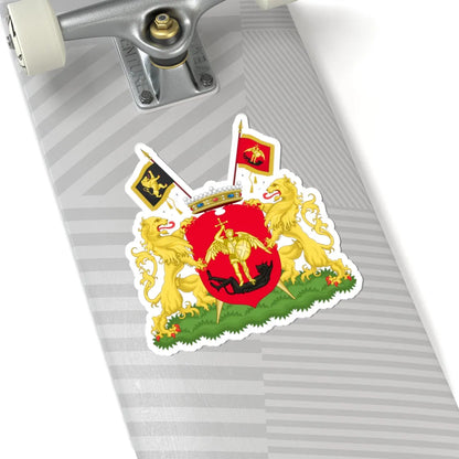 Greater coat of arms of the City of Brussels (Belgium) (Coat of Arms) STICKER Vinyl Kiss-Cut Decal - The Sticker Space