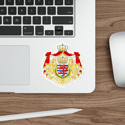 Greater coat of arms of the grand-duchy of Luxembourg 2 STICKER Vinyl Die-Cut Decal-The Sticker Space