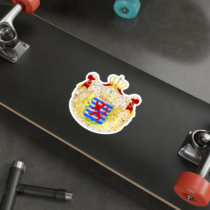 Greater coat of arms of the grand-duchy of Luxembourg STICKER Vinyl Die-Cut Decal-The Sticker Space