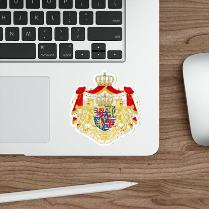 Greater coat of arms of the Hereditary Grand Duke of Luxembourg (2000) STICKER Vinyl Die-Cut Decal-The Sticker Space