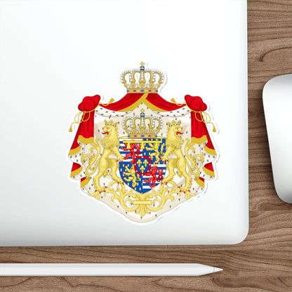 Greater coat of arms of the Hereditary Grand Duke of Luxembourg (2000) STICKER Vinyl Die-Cut Decal-The Sticker Space