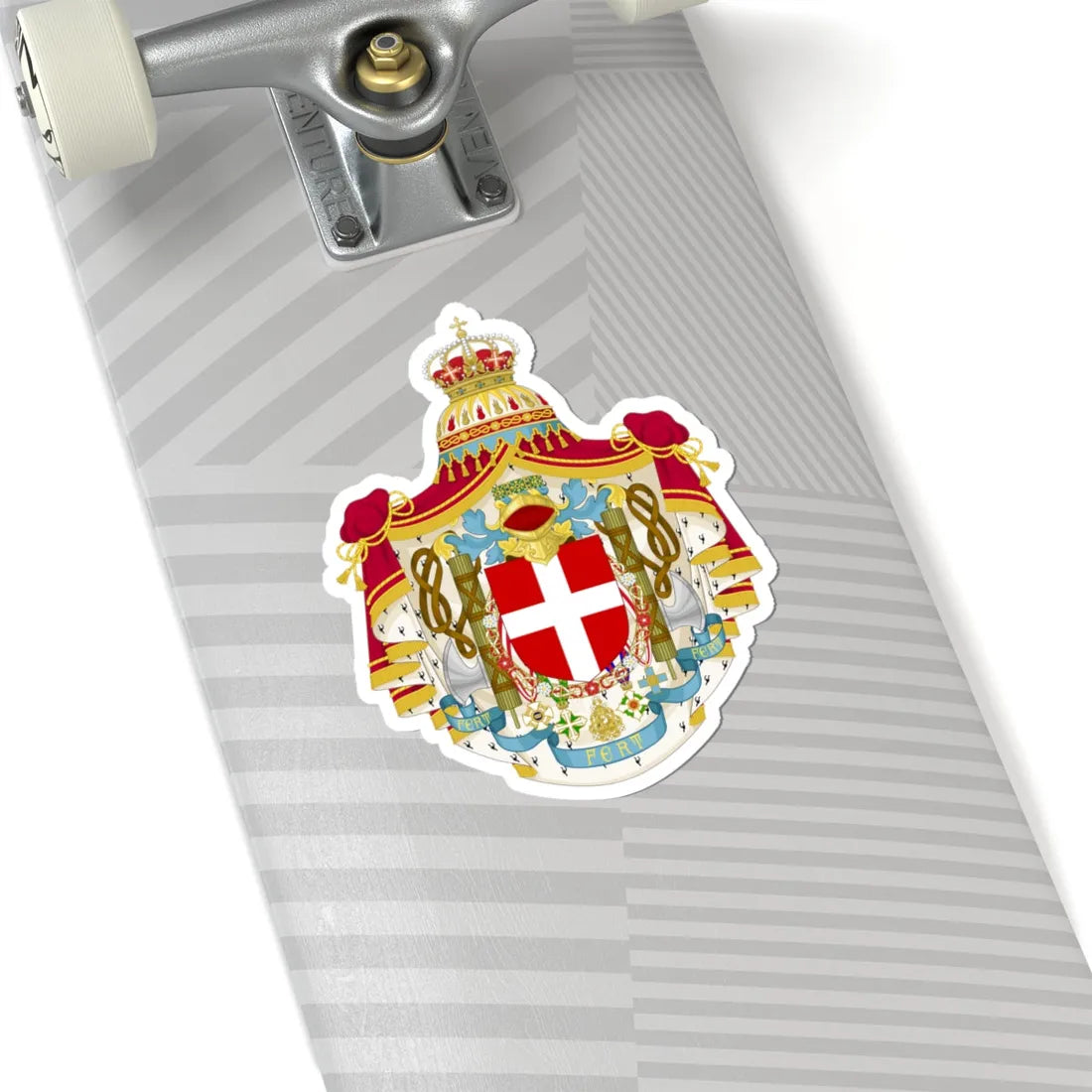 Greater coat of arms of the Kingdom of Italy 1929-1944 (Italy) (Coat of Arms) STICKER Vinyl Kiss-Cut Decal - The Sticker Space