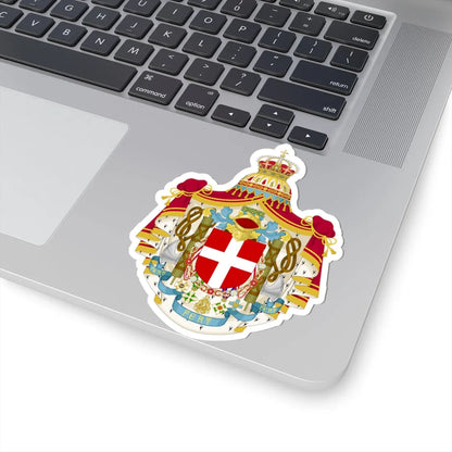 Greater coat of arms of the Kingdom of Italy 1929-1944 (Italy) (Coat of Arms) STICKER Vinyl Kiss-Cut Decal - The Sticker Space