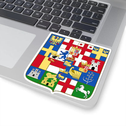 Greater coat of arms of the Republic of Venice 1680 (Italy) (Coat of Arms) STICKER Vinyl Kiss-Cut Decal - The Sticker Space