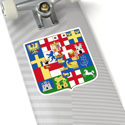 Greater coat of arms of the Republic of Venice 1680 (Italy) (Coat of Arms) STICKER Vinyl Kiss-Cut Decal - The Sticker Space