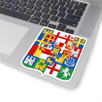 Greater Coat of Arms of the Republic of Venice 1706 escutcheon (Italy) (Coat of Arms) STICKER Vinyl Kiss-Cut Decal - The Sticker Space