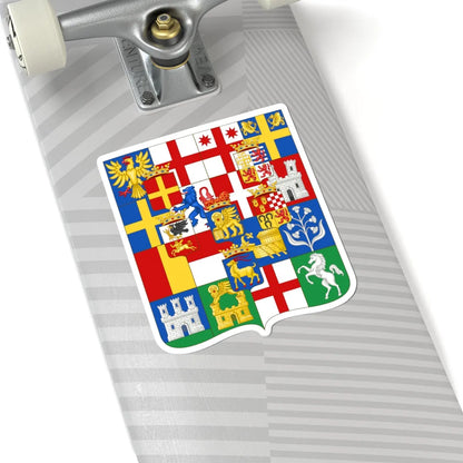 Greater Coat of Arms of the Republic of Venice 1706 escutcheon (Italy) (Coat of Arms) STICKER Vinyl Kiss-Cut Decal - The Sticker Space