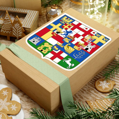 Greater Coat of Arms of the Republic of Venice 1706 (Italy) (Coat of Arms) STICKER Vinyl Kiss-Cut Decal - The Sticker Space