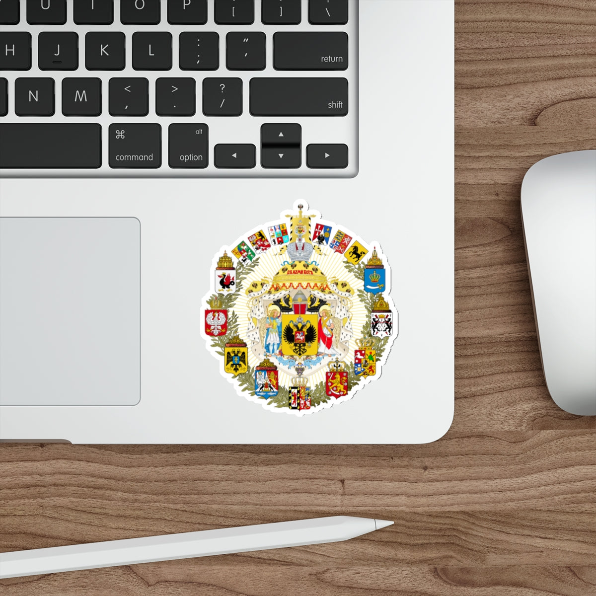 Greater Coat of Arms of the Russian Empire STICKER Vinyl Die-Cut Decal-The Sticker Space