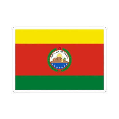 Greater Flag of Bolivia 1831-1851 (Bolivia) STICKER Vinyl Kiss-Cut Decal 2 Inch White - The Sticker Space