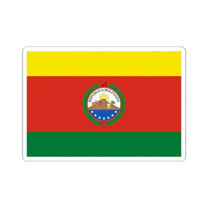 Greater Flag of Bolivia 1831-1851 (Bolivia) STICKER Vinyl Kiss-Cut Decal 3 Inch White - The Sticker Space