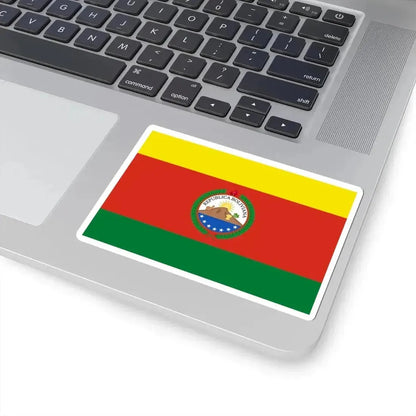 Greater Flag of Bolivia 1831-1851 (Bolivia) STICKER Vinyl Kiss-Cut Decal - The Sticker Space