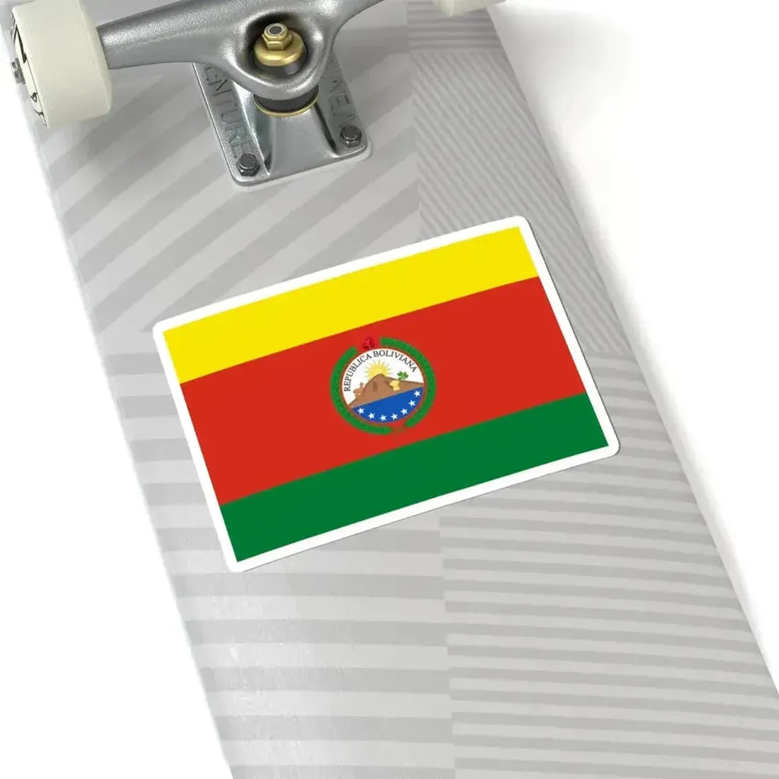 Greater Flag of Bolivia 1831-1851 (Bolivia) STICKER Vinyl Kiss-Cut Decal - The Sticker Space