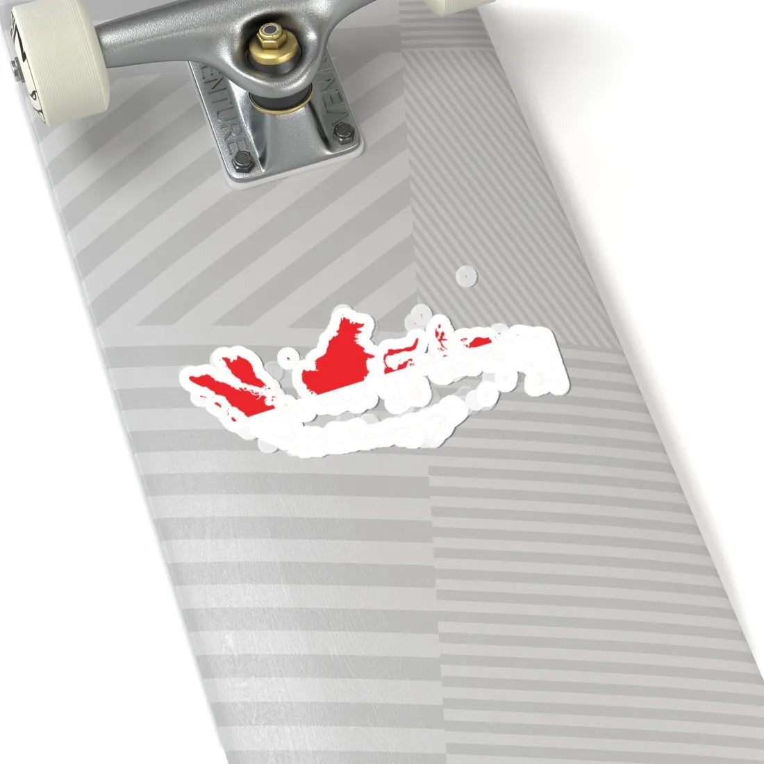 Greater Indonesia flag map (Indonesia) STICKER Vinyl Kiss-Cut Decal - The Sticker Space