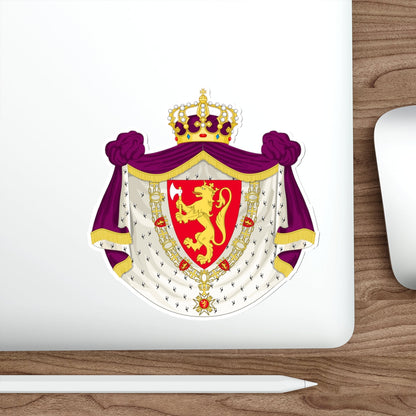 Greater royal coat of arms of Norway STICKER Vinyl Die-Cut Decal-The Sticker Space