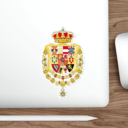 Greater Royal Coat of Arms of Spain (1931) STICKER Vinyl Die-Cut Decal-The Sticker Space