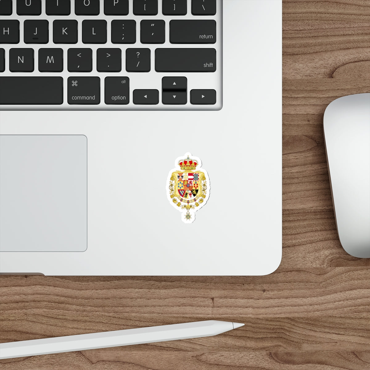 Greater Royal Coat of Arms of Spain (1931) STICKER Vinyl Die-Cut Decal-The Sticker Space