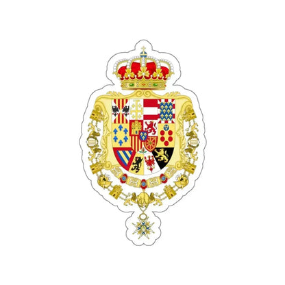 Greater Royal Coat of Arms of Spain (1931) STICKER Vinyl Die-Cut Decal - The Sticker Space