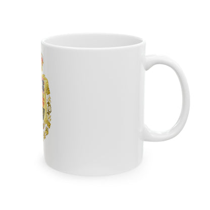 Greater Royal Coat of Arms of Spain (1931) - White Coffee Mug-The Sticker Space