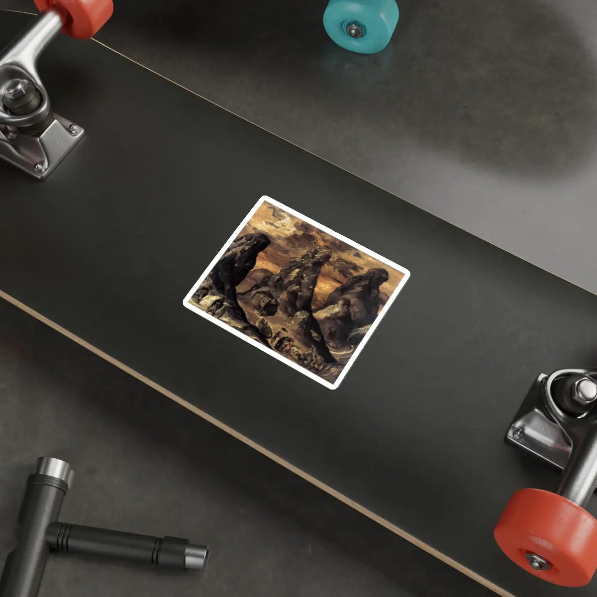 SKU:23639388516376505013 Sticker types:White Shape:Die-Cut Sizes:4" × 4"
