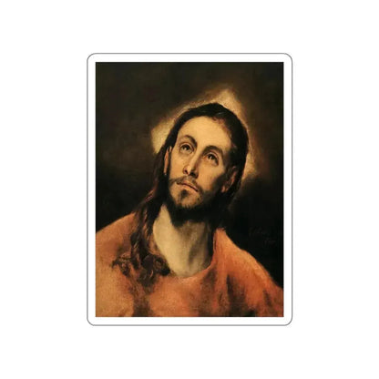 GRECO, El -1591-95- Christ (Artwork) STICKER Vinyl Die-Cut Decal White Die-Cut 6 Inch - The Sticker Space