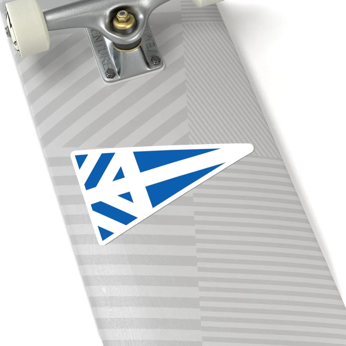 Greek Major Generals rank flag on board a navy vessel within his jurisdiction 1914 pattern (Greece) STICKER Vinyl Kiss-Cut Decal - The Sticker Space
