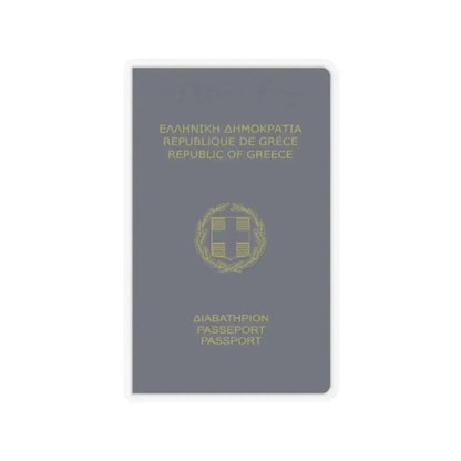 Greek Passport (1980) - STICKER Vinyl Kiss-Cut Decal 2 Inch Transparent - The Sticker Space