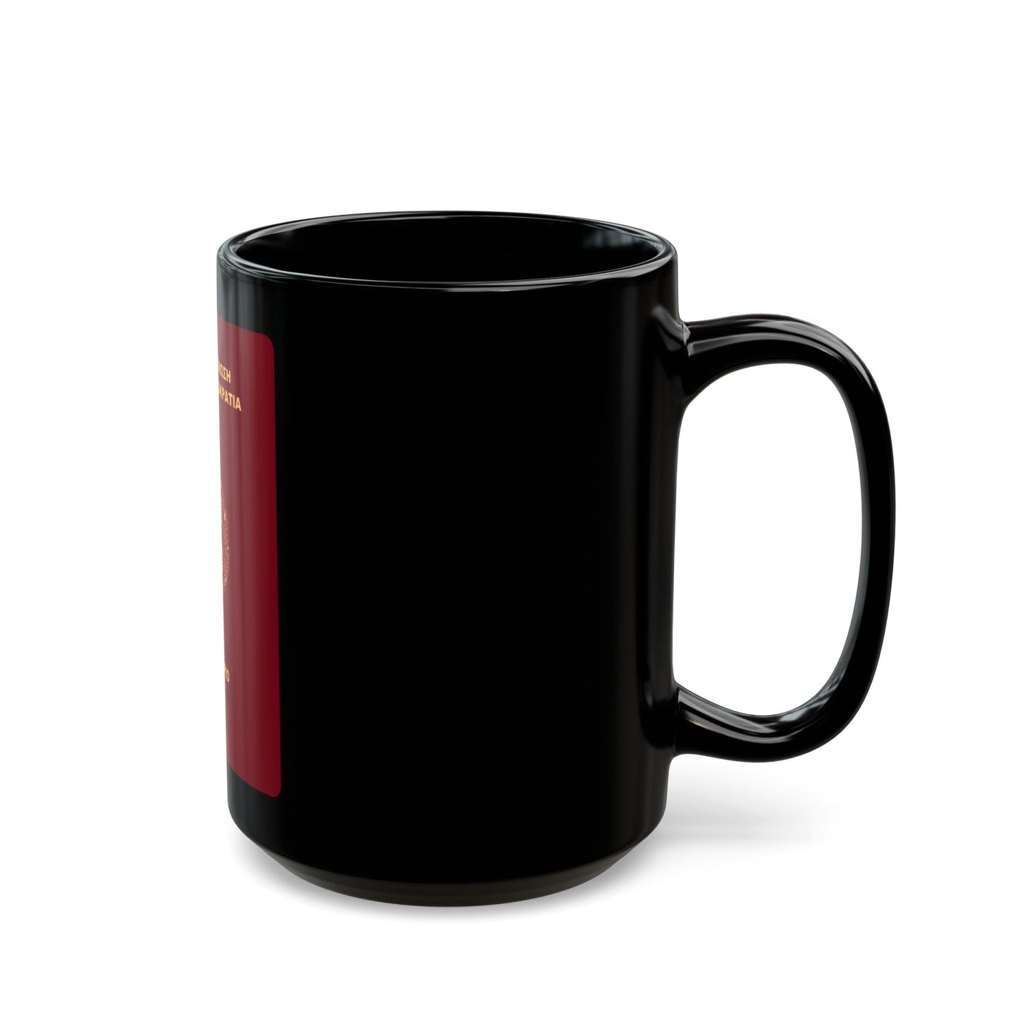 Greek Passport - Black Coffee Mug