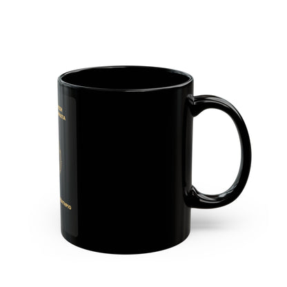 Greek Passport (Diplomatic) - Black Coffee Mug