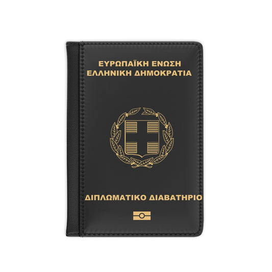 Greek Passport (Diplomatic) - Passport Holder-3.9" x 5.8"-The Sticker Space