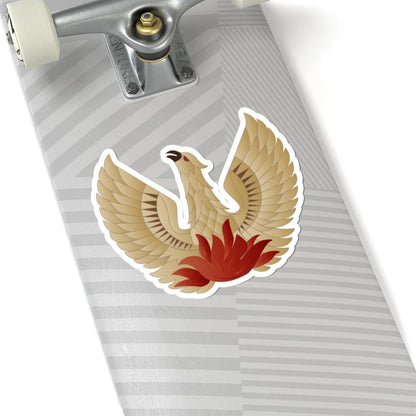 Greek Phoenix (Greece) (Coat of Arms) STICKER Vinyl Kiss-Cut Decal - The Sticker Space