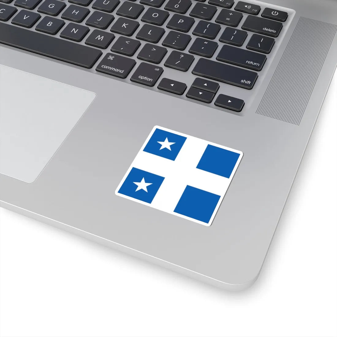 Greek Royal Navy Rear Admirals rank flag 1914 pattern (Greece) STICKER Vinyl Kiss-Cut Decal - The Sticker Space