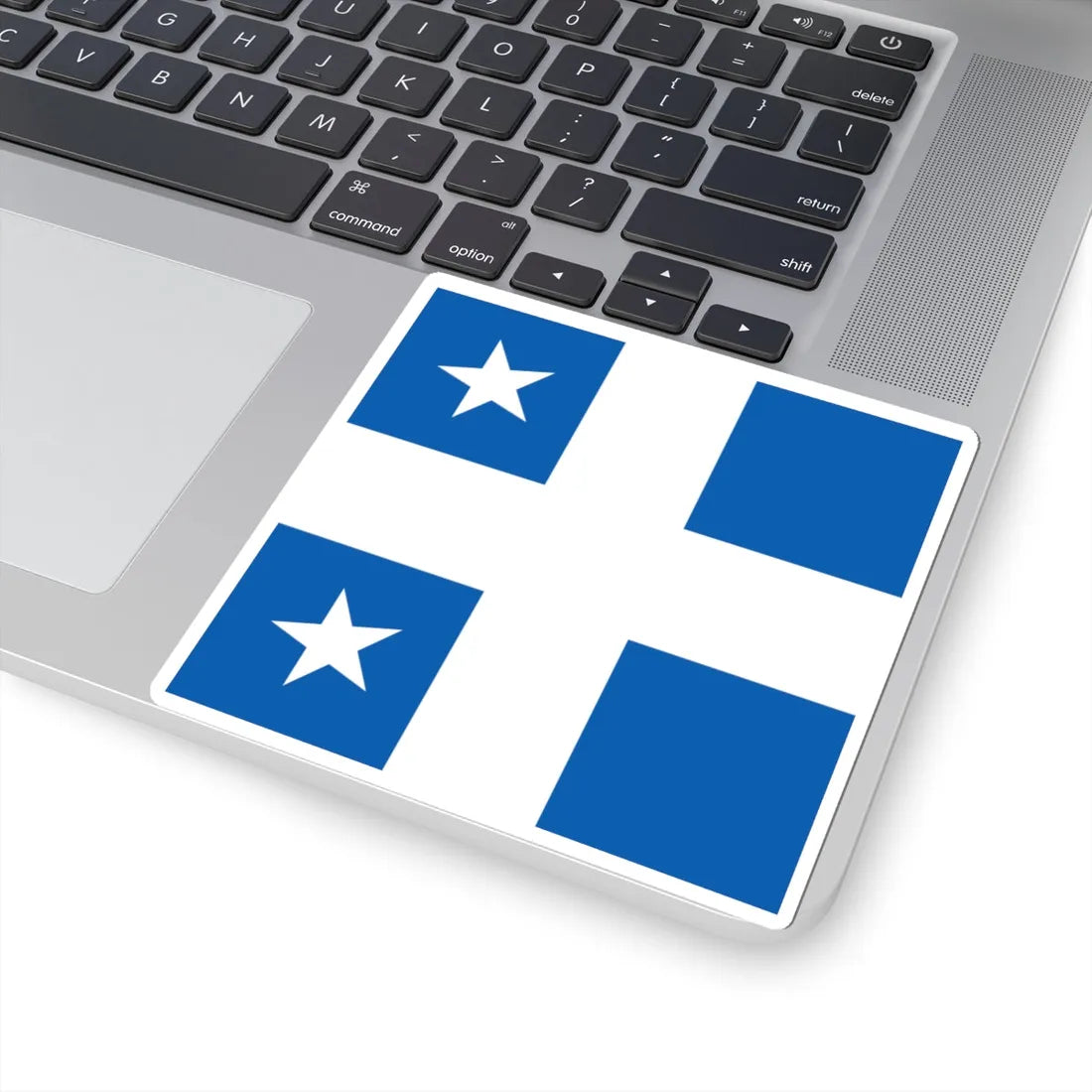 Greek Royal Navy Rear Admirals rank flag 1914 pattern (Greece) STICKER Vinyl Kiss-Cut Decal - The Sticker Space