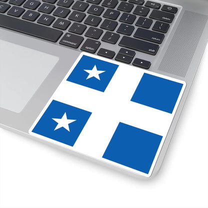 Greek Royal Navy Rear Admirals rank flag 1914 pattern (Greece) STICKER Vinyl Kiss-Cut Decal - The Sticker Space