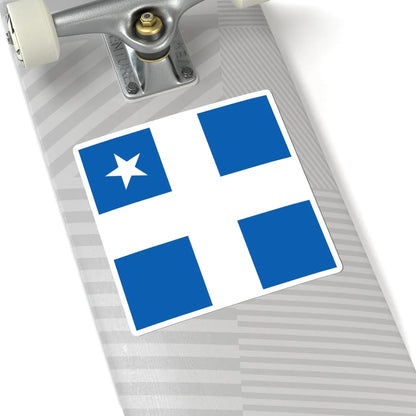Greek Royal Navy Vice Admirals rank flag 1914 pattern (Greece) STICKER Vinyl Kiss-Cut Decal - The Sticker Space