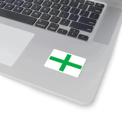 Green Cross flag of Florida (United States) STICKER Vinyl Kiss-Cut Decal - The Sticker Space