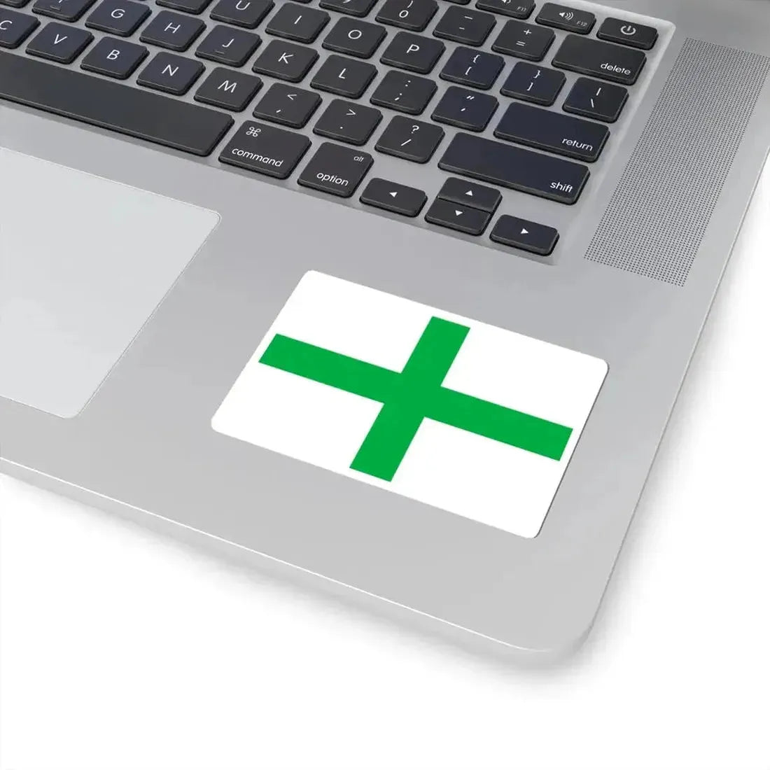 Green Cross flag of Florida (United States) STICKER Vinyl Kiss-Cut Decal - The Sticker Space
