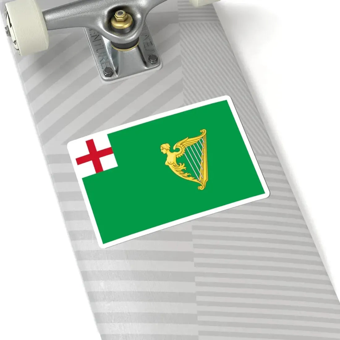 Green Ensign 1701 (Ireland) STICKER Vinyl Kiss-Cut Decal - The Sticker Space