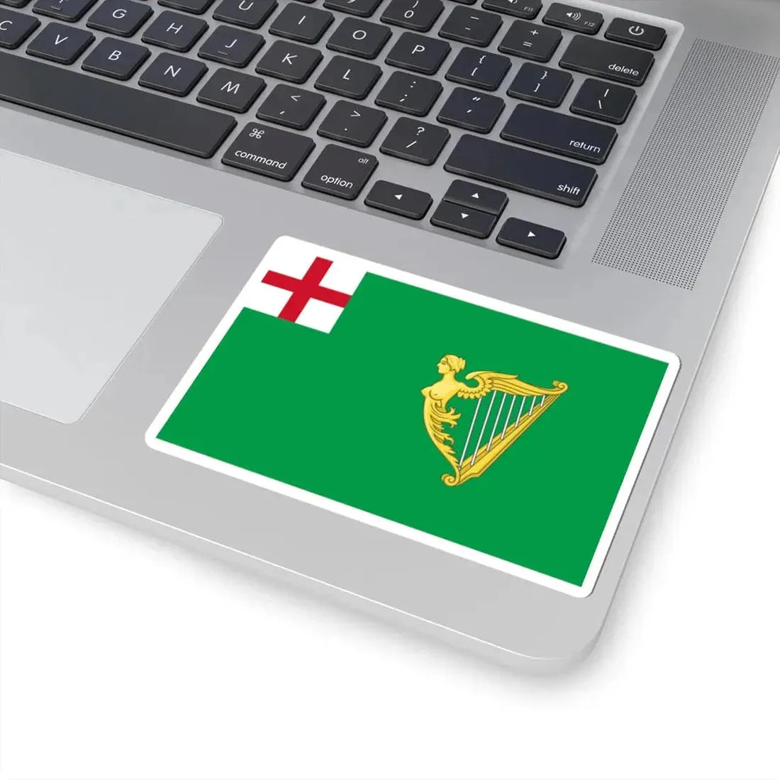 Green Ensign 1701 (Ireland) STICKER Vinyl Kiss-Cut Decal - The Sticker Space