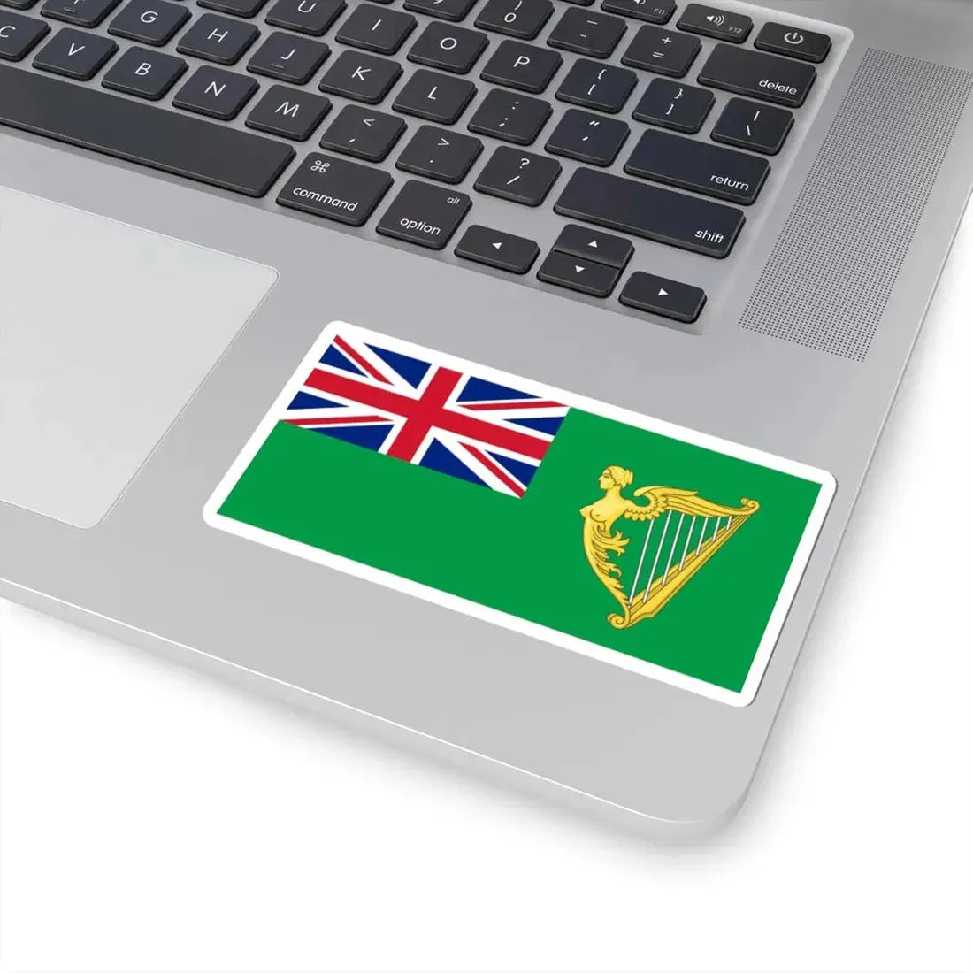 Green Ensign (Ireland) STICKER Vinyl Kiss-Cut Decal - The Sticker Space