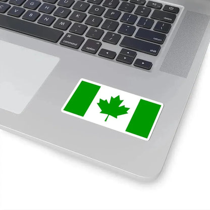 Green Flag of Canada (Canada) STICKER Vinyl Kiss-Cut Decal - The Sticker Space
