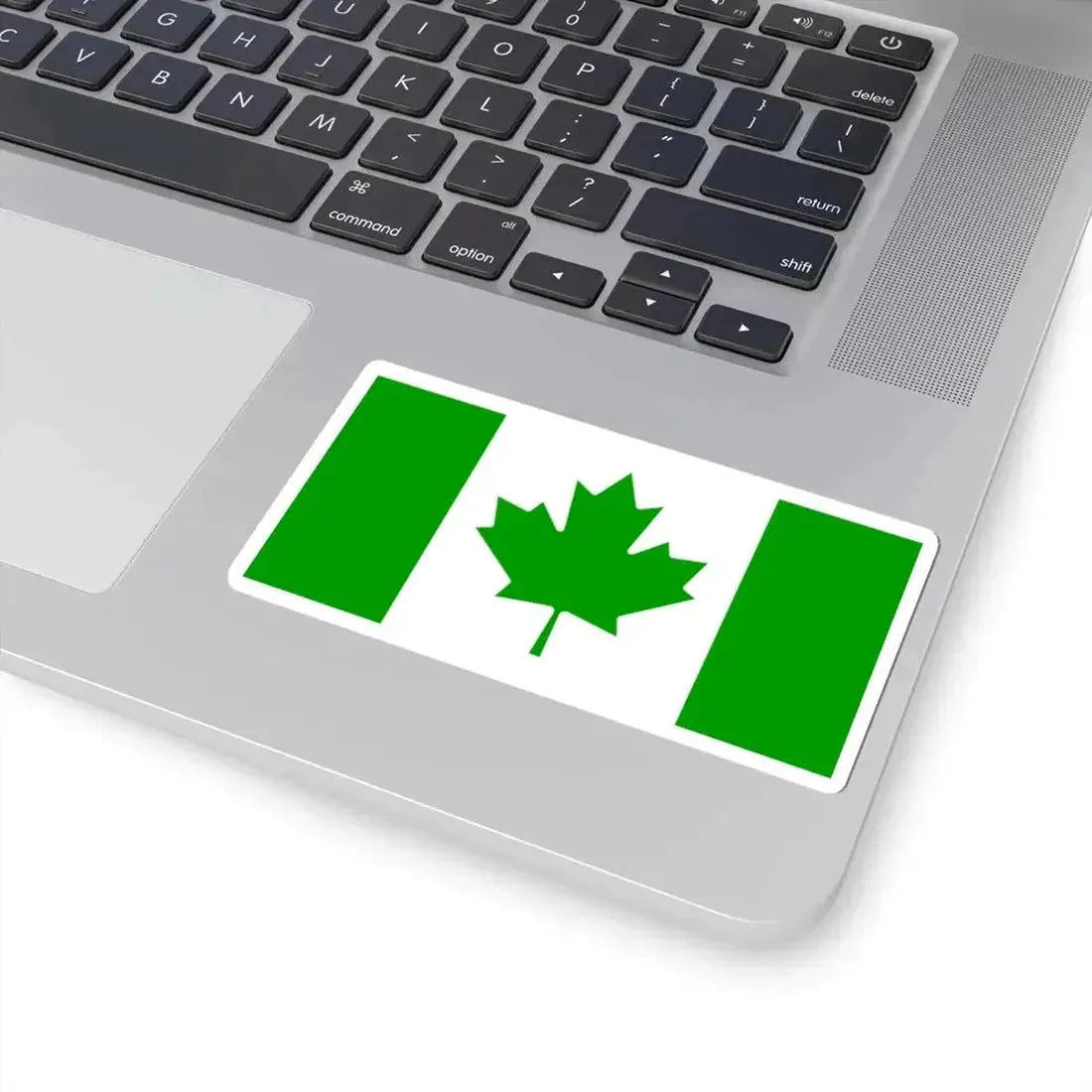 Green Flag of Canada (Canada) STICKER Vinyl Kiss-Cut Decal - The Sticker Space