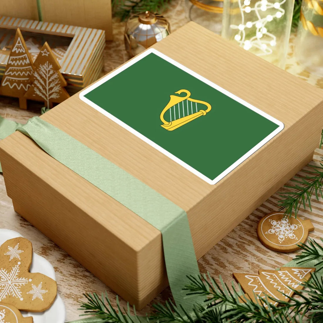 Green flag of Ireland (Ireland) STICKER Vinyl Kiss-Cut Decal - The Sticker Space