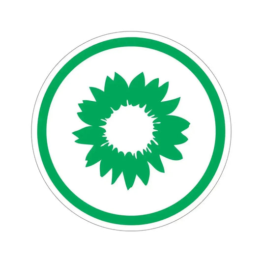 Green Party (United States) STICKER Vinyl Die-Cut Decal 6 Inch - The Sticker Space